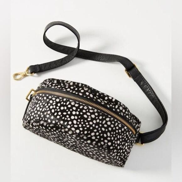Primecut Calf Hair Box Belt Bag NWT - Picture 1 of 14